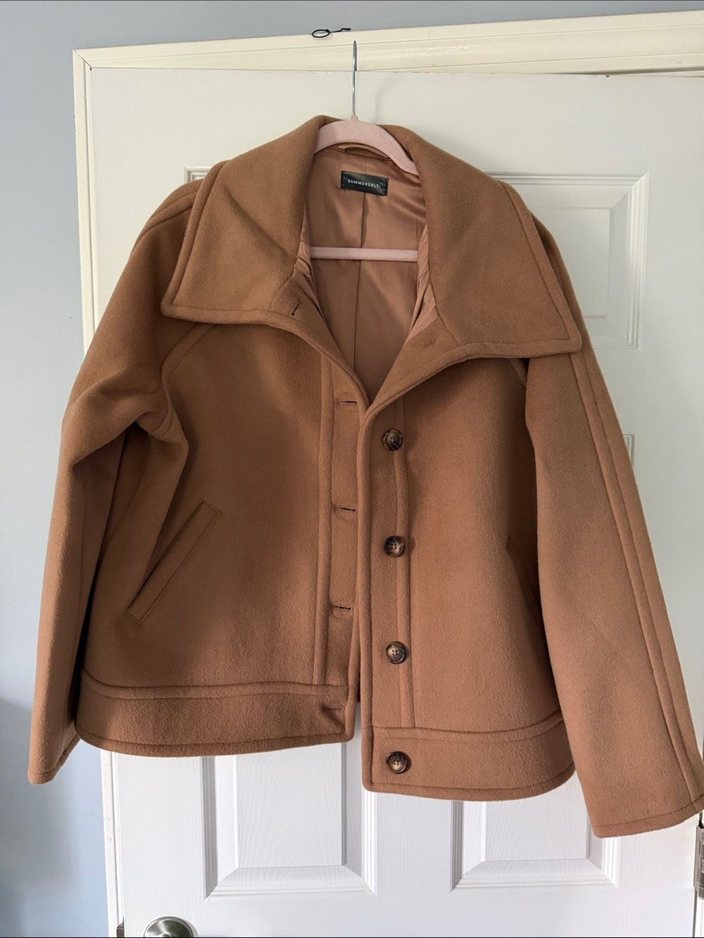Summersalt “Warmest Wool Short Coat”